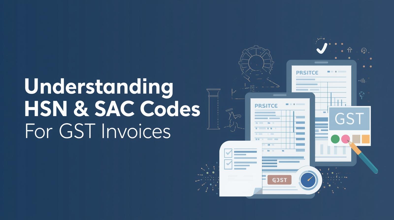 Understanding HSN & SAC Codes for GST Invoices