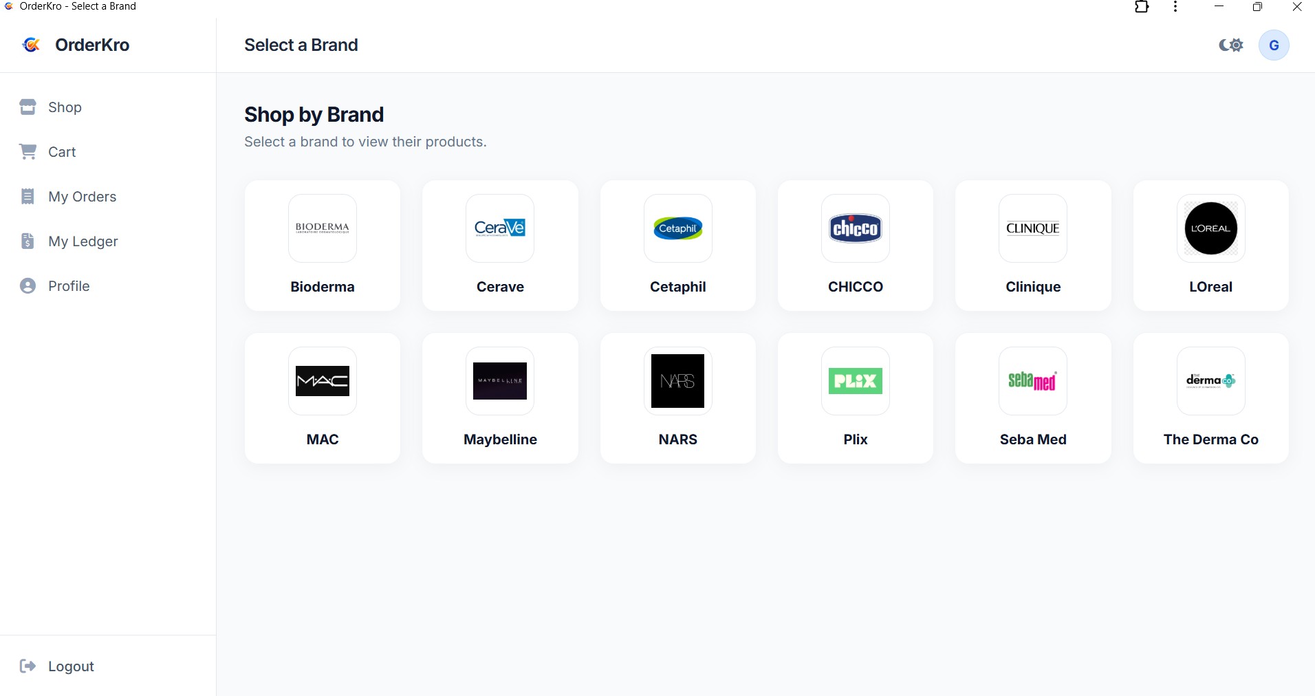 Customer Panel
