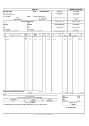 Pharmacy Invoice format
