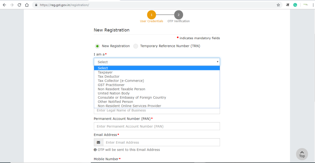 gst registration